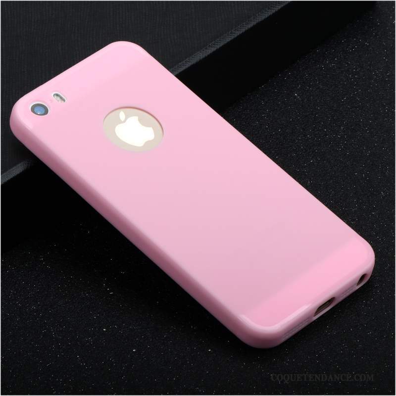 iPhone 5/5s Coque Fluide Doux Étui Silicone Tout Compris Très Mince