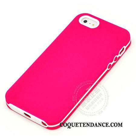 iPhone 5/5s Coque Protection De Téléphone Rouge Étui Silicone