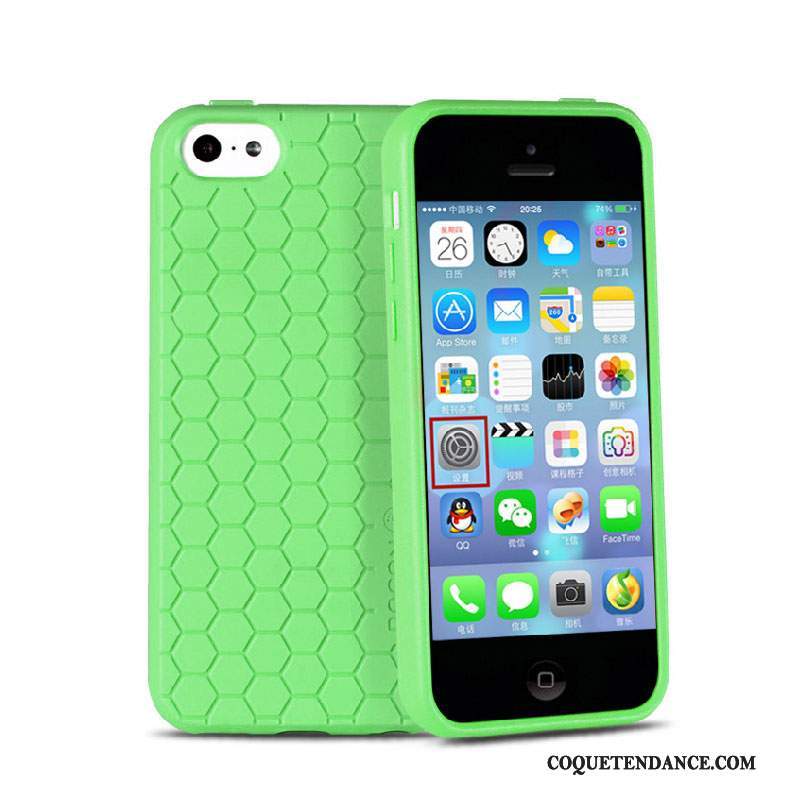 iPhone 5c Coque Délavé En Daim Étui Silicone Incassable De Téléphone