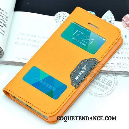 iPhone 5c Coque Orange Housse De Téléphone Étui En Cuir Protection