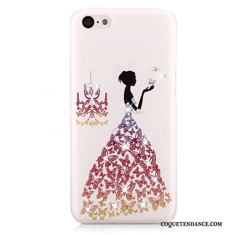 iPhone 5c Coque Tendance De Téléphone Incassable Strass Rouge