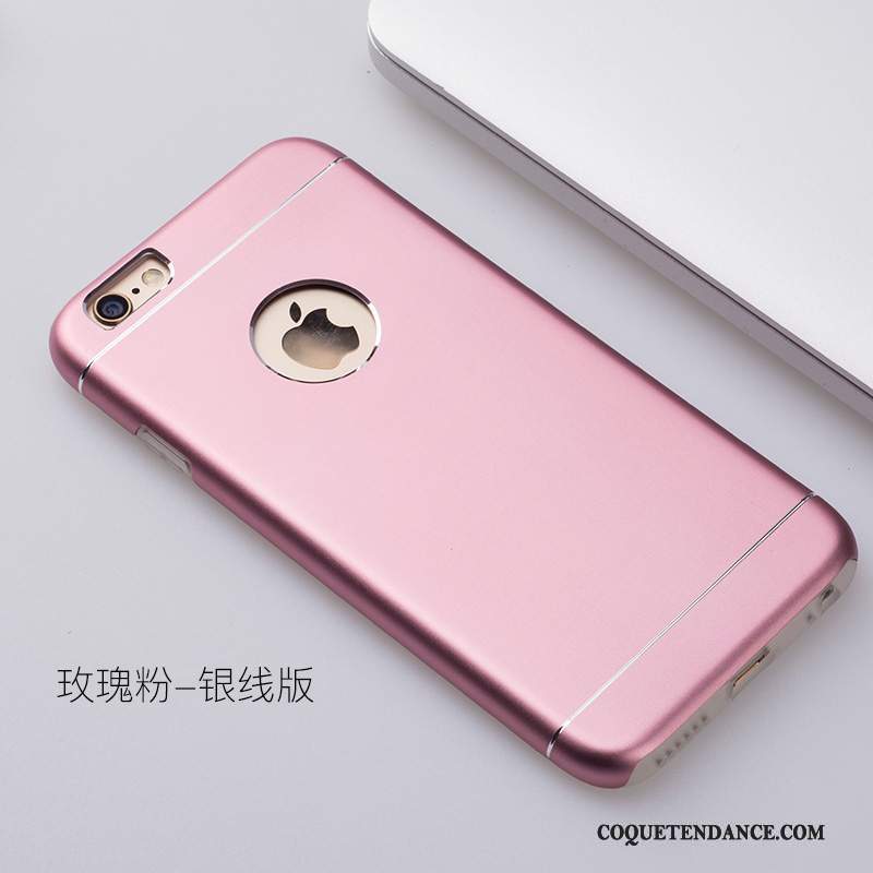 iPhone 6/6s Coque Incassable Étui Rose De Téléphone Délavé En Daim