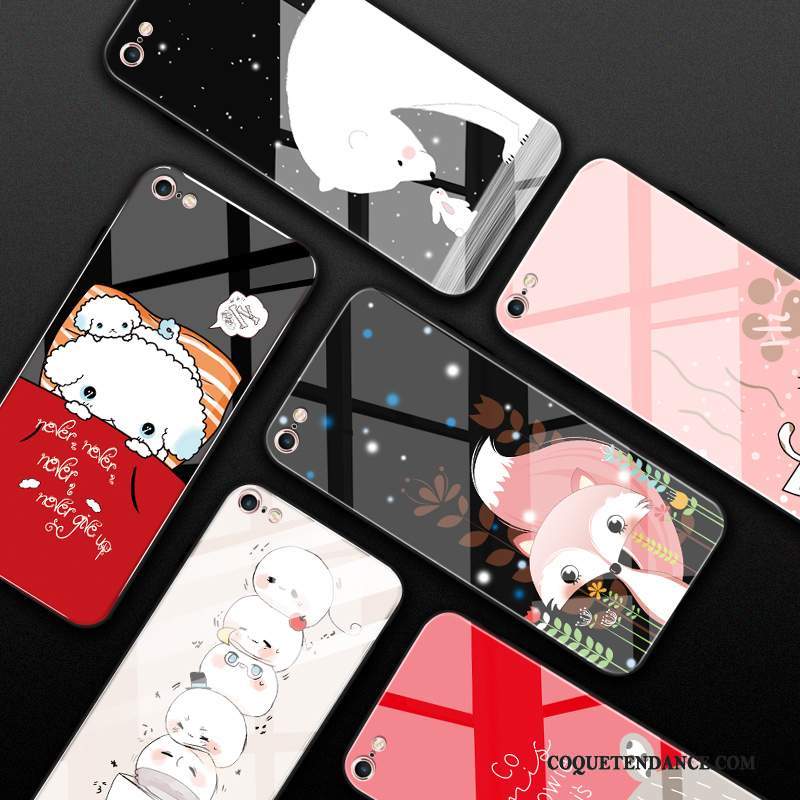 iPhone 6/6s Coque Multicolore Tout Compris Tendance Verre Trempé Personnalité