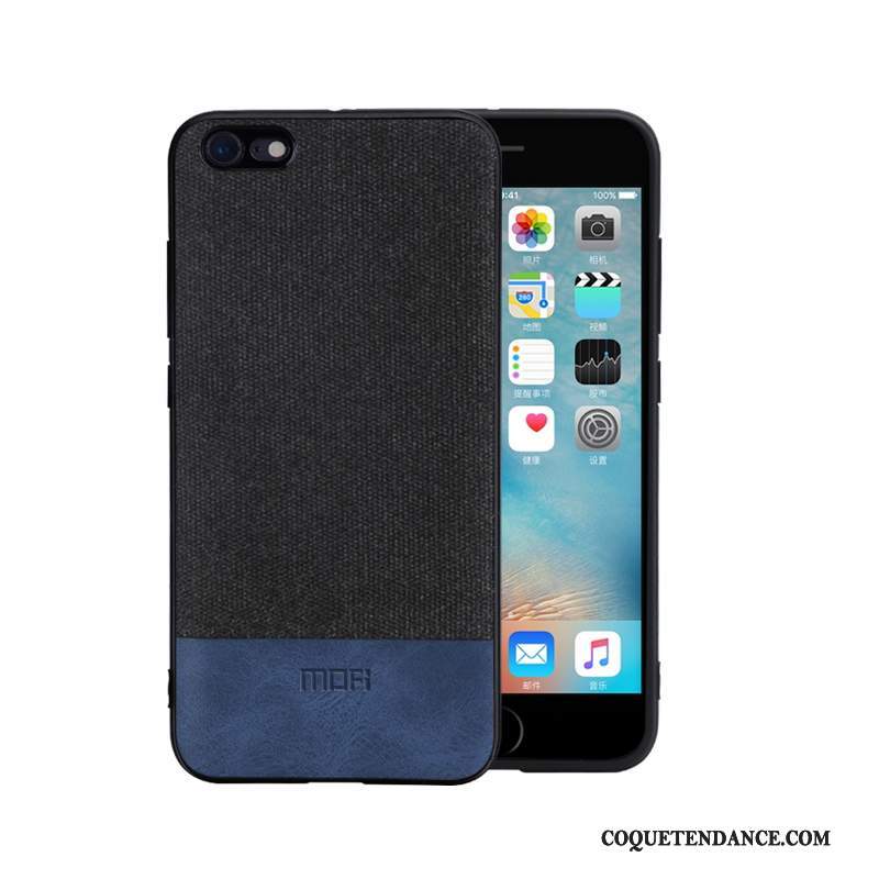 iPhone 6/6s Coque Noir Silicone Tendance Incassable