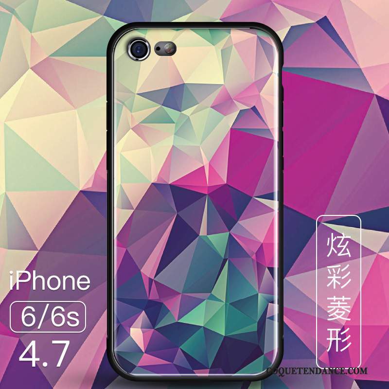 iPhone 6/6s Coque Protection Violet Verre Très Mince Nouveau