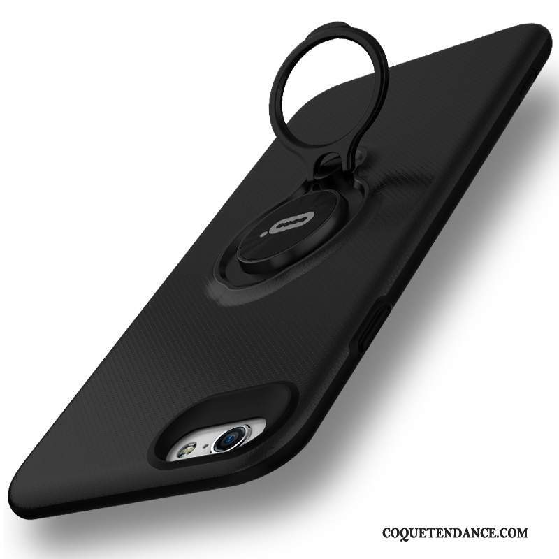 iPhone 6/6s Coque Très Mince Noir Anneau De Téléphone Boucle