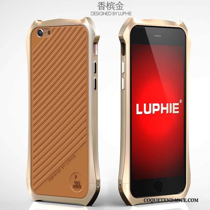 iPhone 6/6s Plus Coque Chauve Souris Nouveau Tendance Métal Or