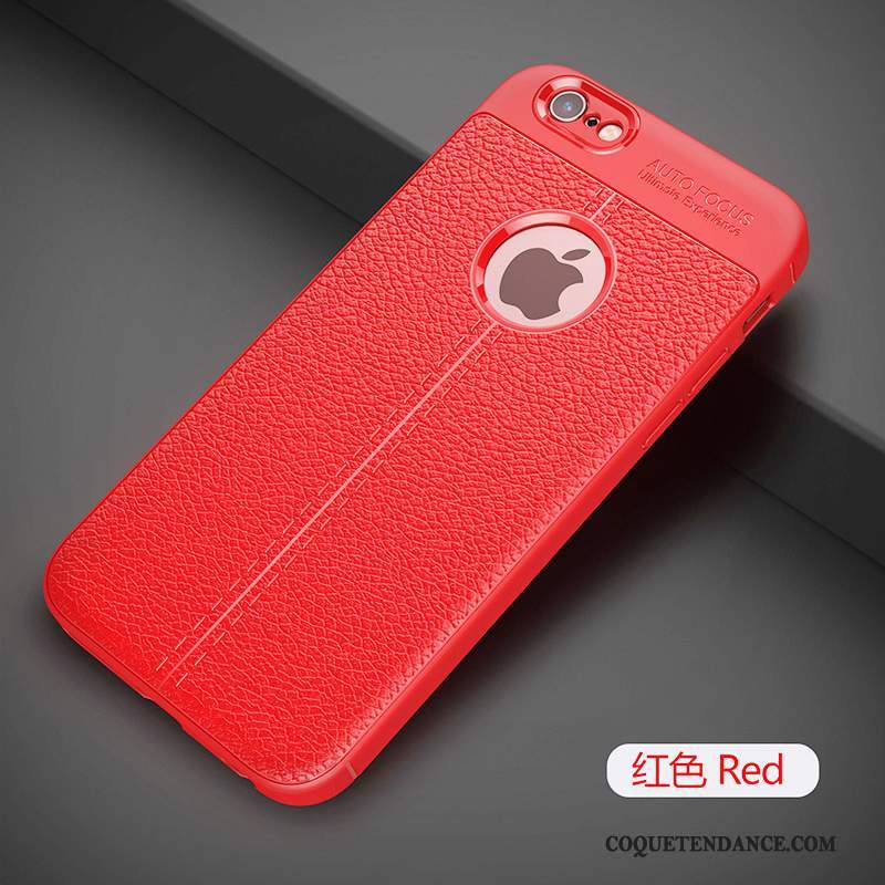 iPhone 6/6s Plus Coque Nouveau Tendance Incassable Silicone Rouge