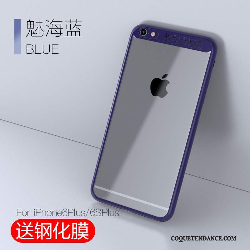 iPhone 6/6s Plus Coque Nouveau Tout Compris Étui Bleu Silicone
