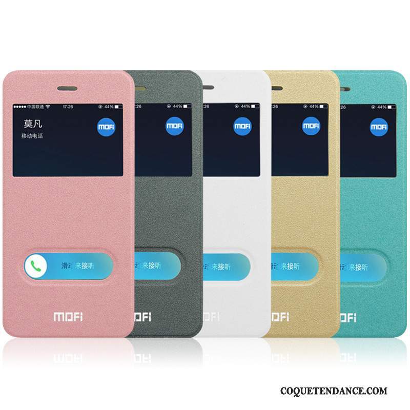 iPhone 6/6s Plus Coque Ouvrir La Fenêtre Étui En Cuir De Téléphone Protection Multicolore