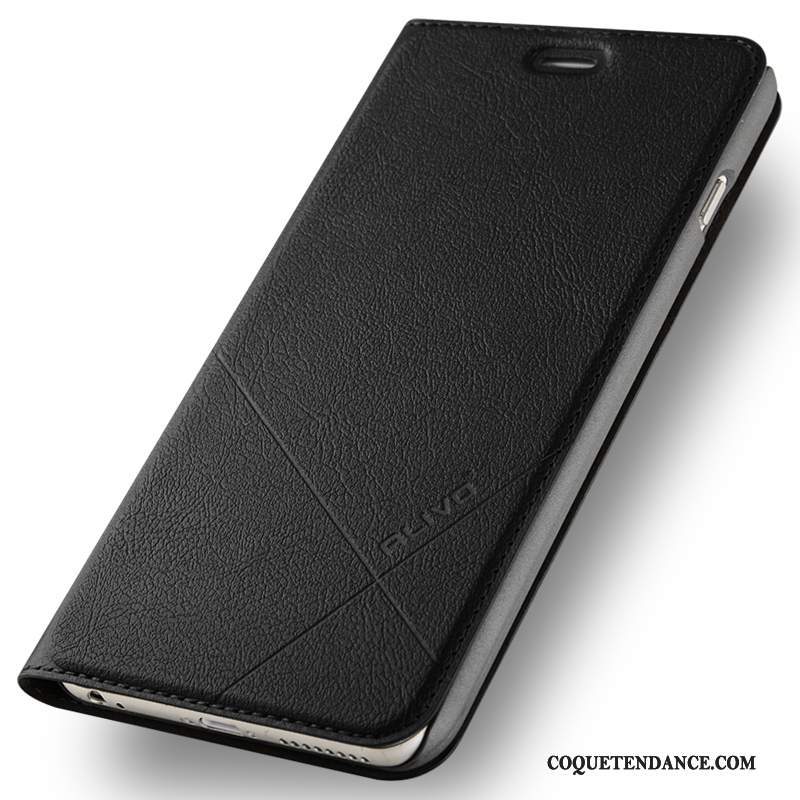 iPhone 6/6s Plus Coque Étui Noir Étui En Cuir Incassable Difficile