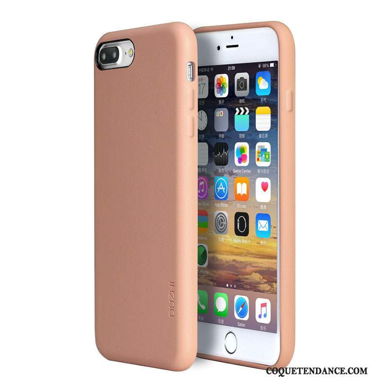 iPhone 7 Coque De Téléphone Marque De Tendance Rouge Incassable Rose