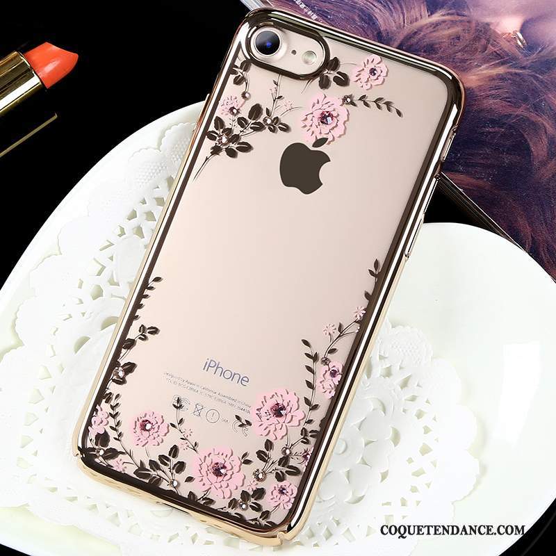 iPhone 7 Coque Strass Nouveau Or De Téléphone Tout Compris