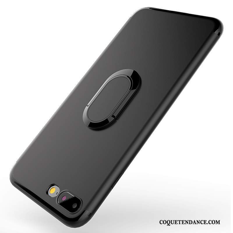 iPhone 7 Coque Tendance Boucle De Téléphone Magnétisme Noir
