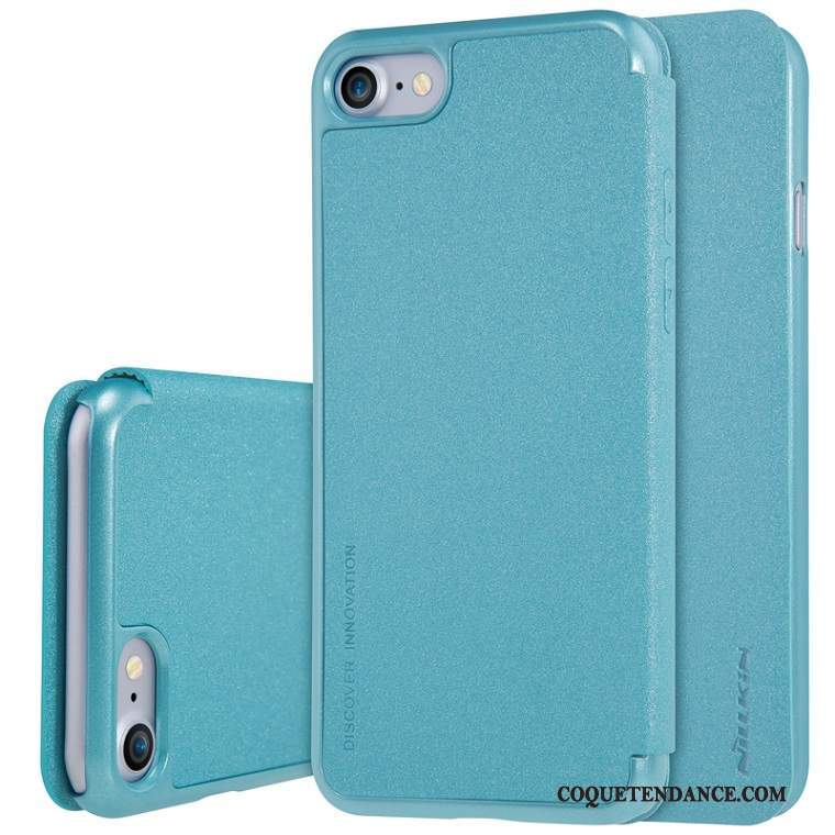 iPhone 7 Coque Étui En Cuir Or De Téléphone Housse Protection