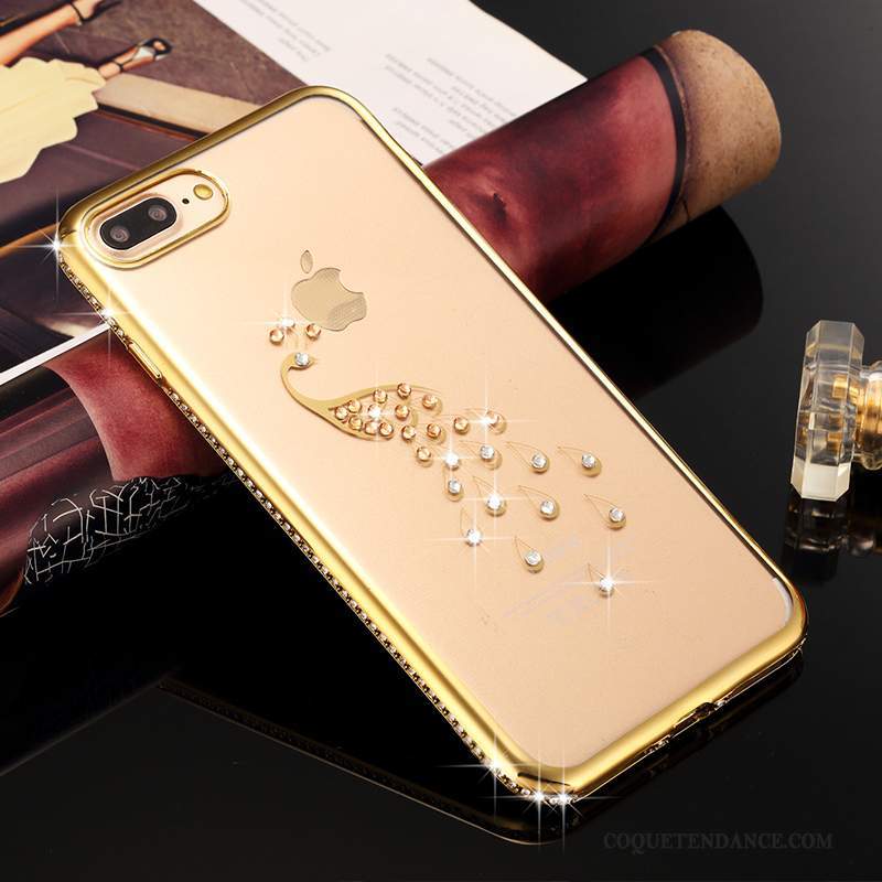 iPhone 7 Plus Coque Luxe Strass Tout Compris Transparent Étui