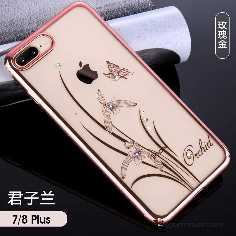 iPhone 7 Plus Coque Luxe Tout Compris Rose De Téléphone Incassable