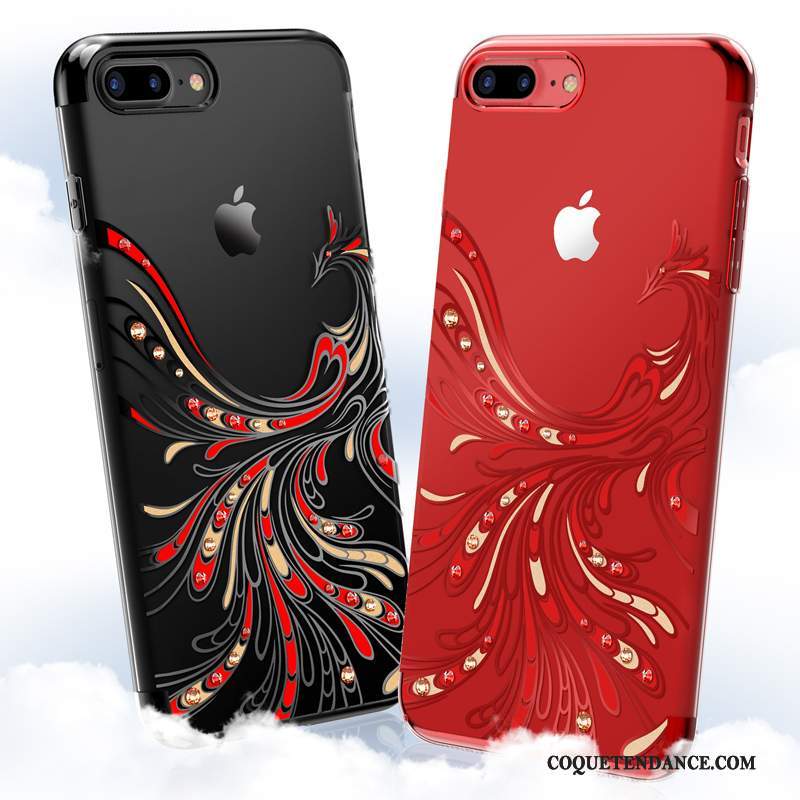 iPhone 7 Plus Coque Noir Strass Protection Tout Compris Tendance