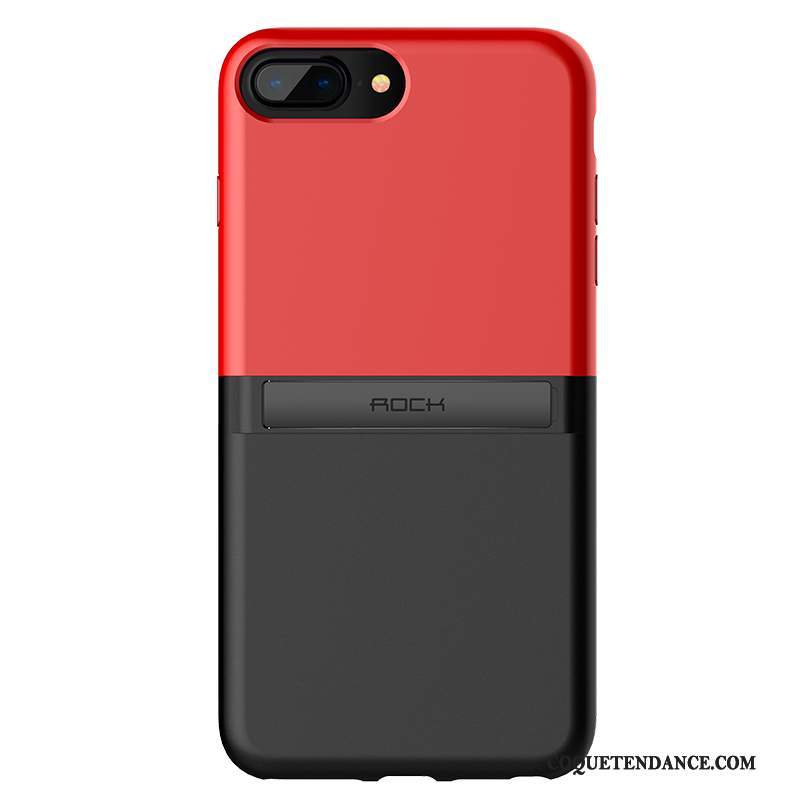 iPhone 7 Plus Coque Tout Compris Incassable Support De Téléphone Rouge