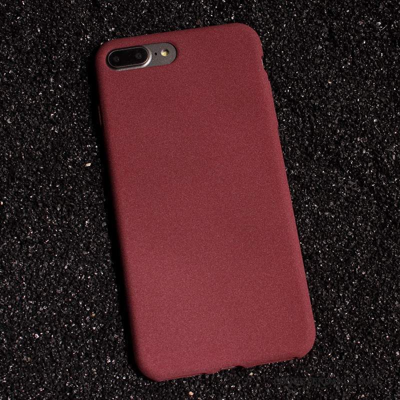 iPhone 7 Plus Coque Vin Rouge Étui Silicone Tout Compris Fluide Doux