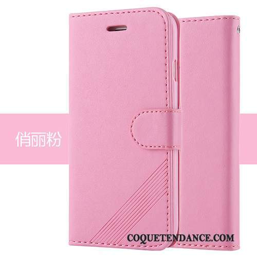 iPhone 7 Plus Coque Étui En Cuir De Téléphone Rose Protection Fluide Doux