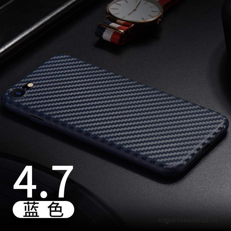 iPhone 8 Coque Bleu Incassable Protection Étui Très Mince