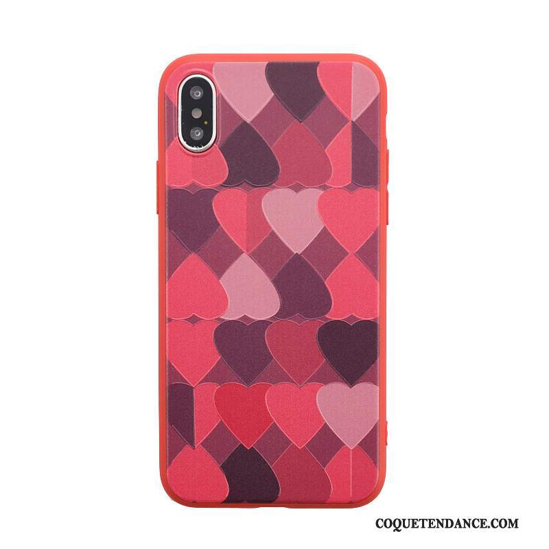 iPhone 8 Plus Coque Amour Vent De Téléphone Net Rouge Célébrité