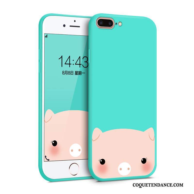 iPhone 8 Plus Coque De Téléphone Multicolore Tout Compris Marque De Tendance Bleu