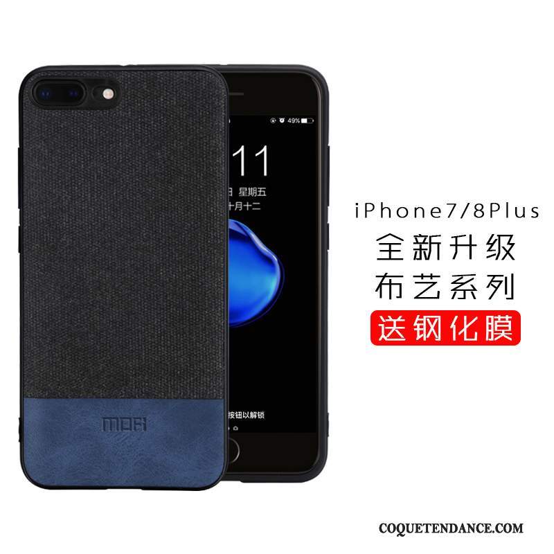 iPhone 8 Plus Coque Incassable Gris Bleu De Téléphone Étui