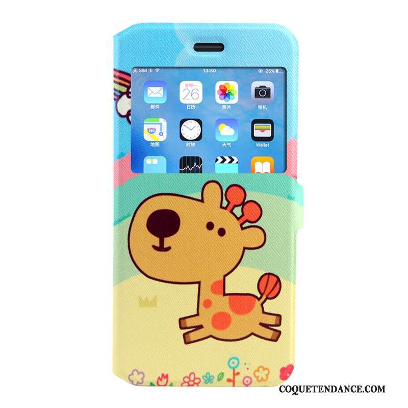 iPhone 8 Plus Coque Multicolore Housse Dessin Animé Silicone Étui