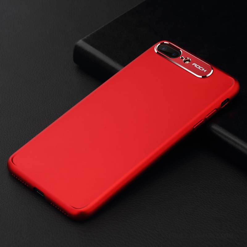 iPhone 8 Plus Coque Silicone Tout Compris Transparent De Téléphone Rouge