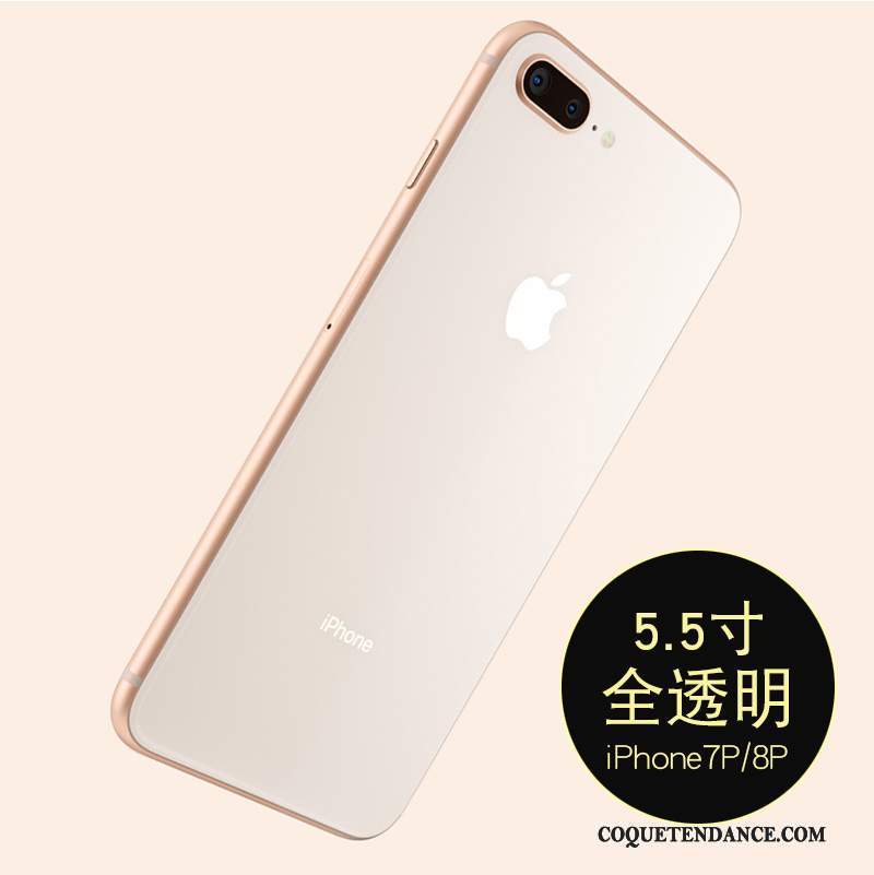 iPhone 8 Plus Coque Transparent Étui Fluide Doux Très Mince De Téléphone