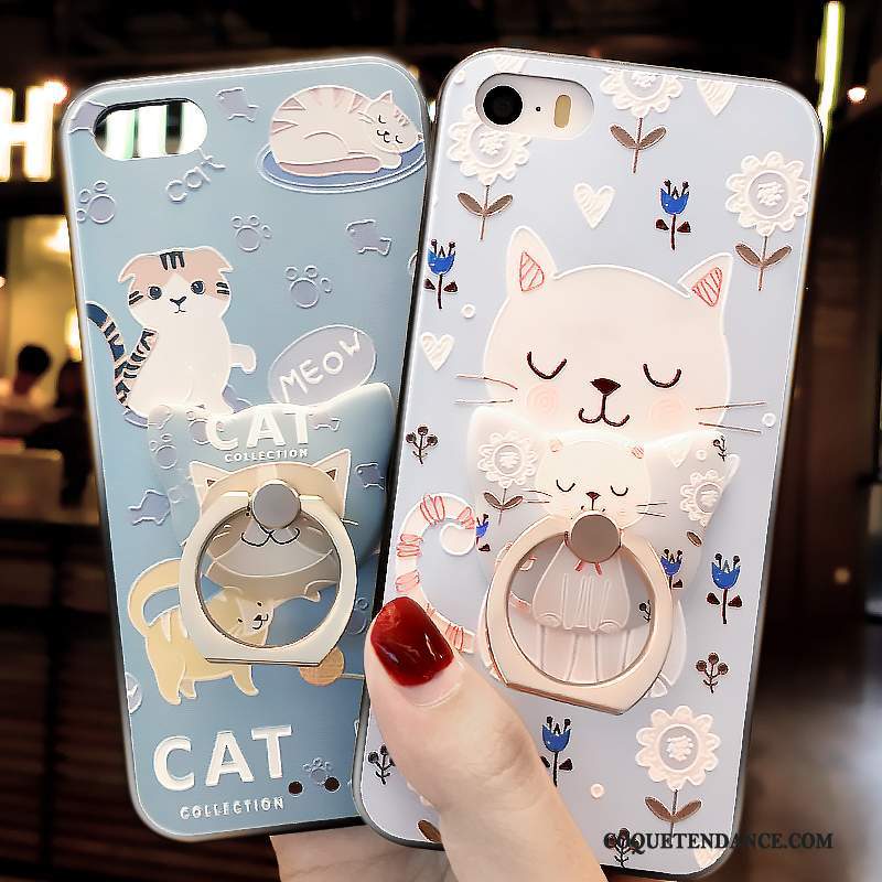 iPhone Se Coque Dessin Animé Silicone Charmant Multicolore Protection