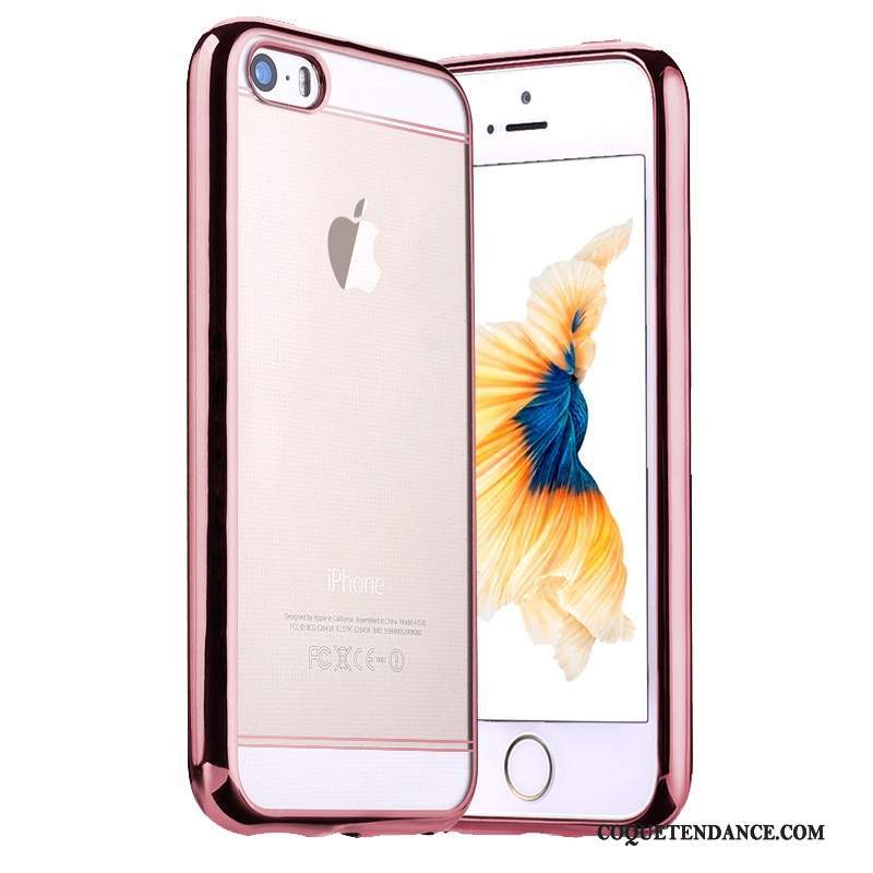 iPhone Se Coque Fluide Doux Tendance Silicone Rose