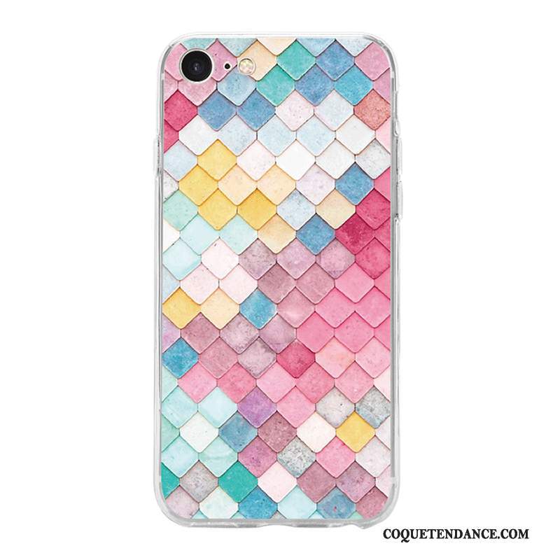 iPhone Se Coque Tendance Multicolore De Téléphone Tout Compris Étui