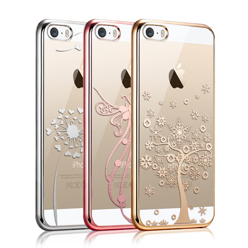 iPhone Se Coque Étui Protection Multicolore Transparent De Téléphone
