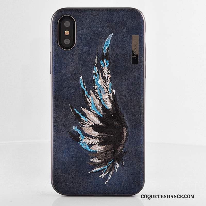 iPhone X Coque Broderie De Téléphone Marque De Tendance Aile