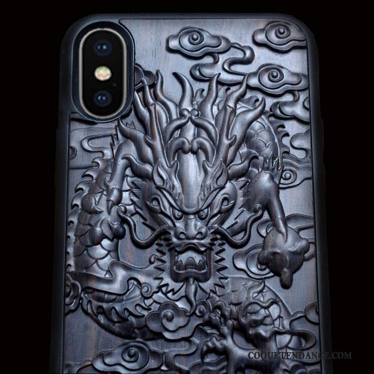 iPhone X Coque Tout Compris De Téléphone Protection Créatif Bois De Santal