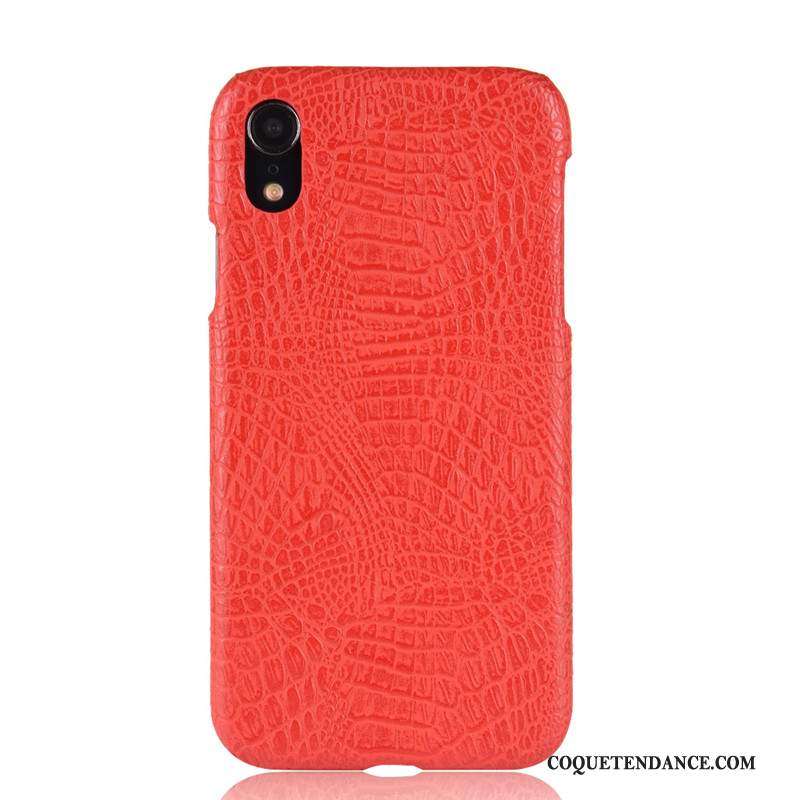 iPhone Xr Coque De Téléphone Protection Crocodile Modèle Étui Tendance