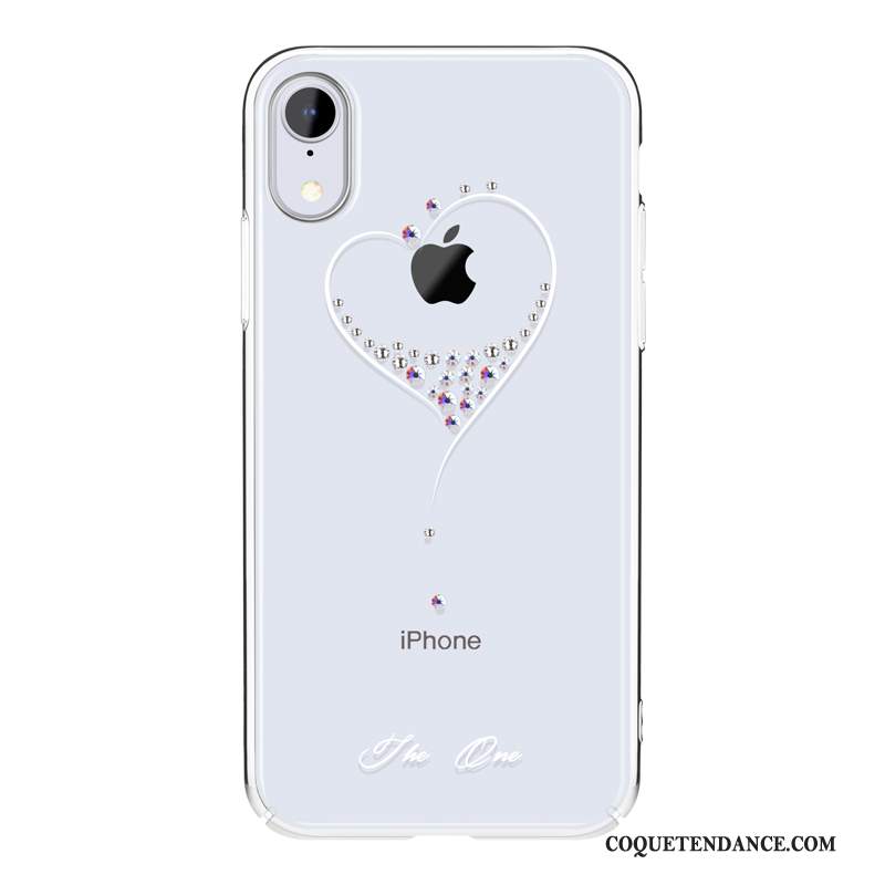 iPhone Xr Coque Transparent Or Mode Incassable Nouveau