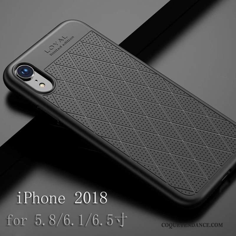 iPhone Xr Coque Étui Fluide Doux Noir Nouveau Tout Compris