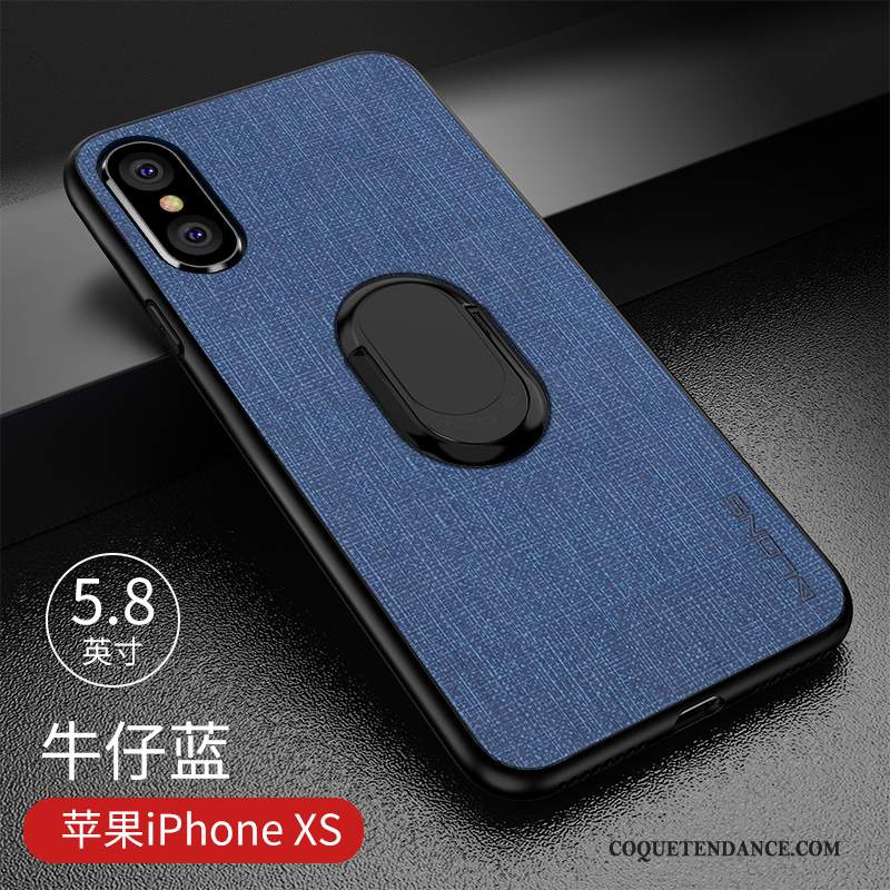 iPhone Xs Coque Tout Compris De Téléphone Étui Tendance Bleu