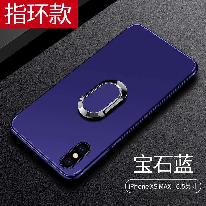 iPhone Xs Max Coque Magnétisme Tout Compris Silicone Support