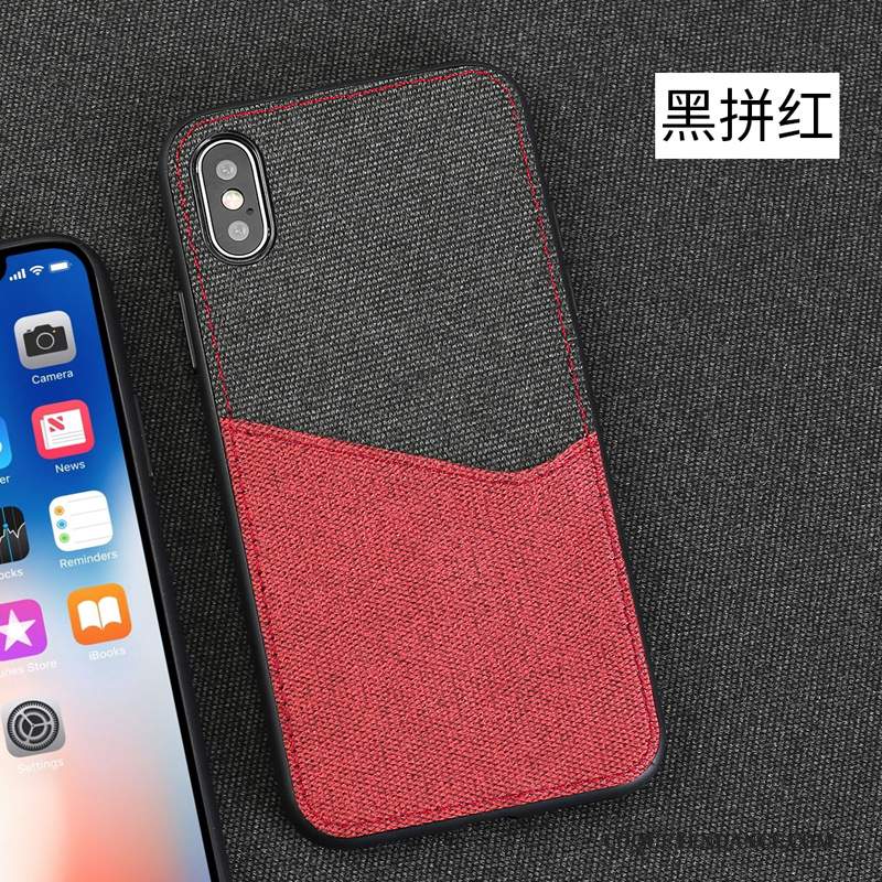 iPhone Xs Max Coque Magnétisme Étui Tout Compris Business Luxe