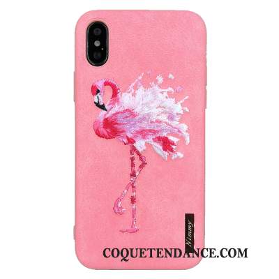 iPhone Xs Max Coque Oiseau De Téléphone Protection Étui Marque De Tendance